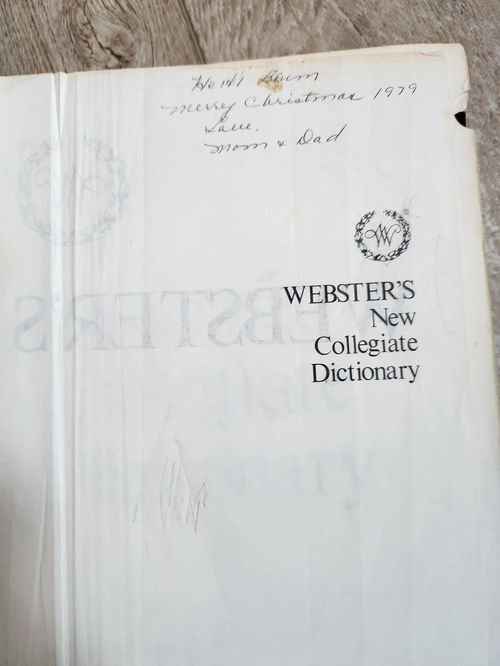 Webster's New Collegiate Dictionary - Pink Hardcover